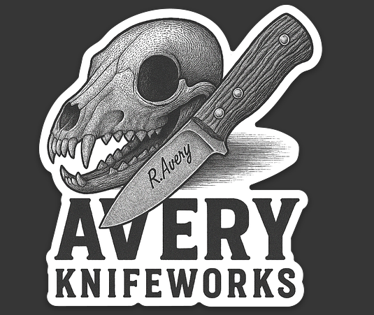 ~Fox Skull & AKW Blade Sticker