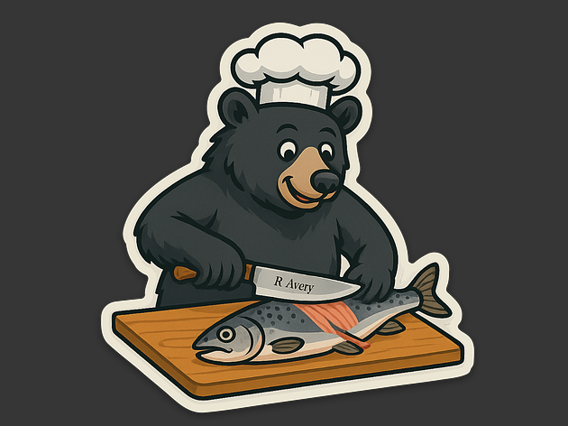 ~Bear Chef AKW Sticker