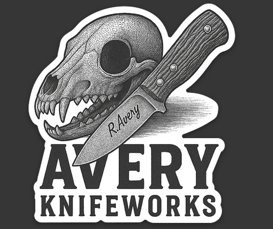 ~Fox Skull & AKW Blade Sticker